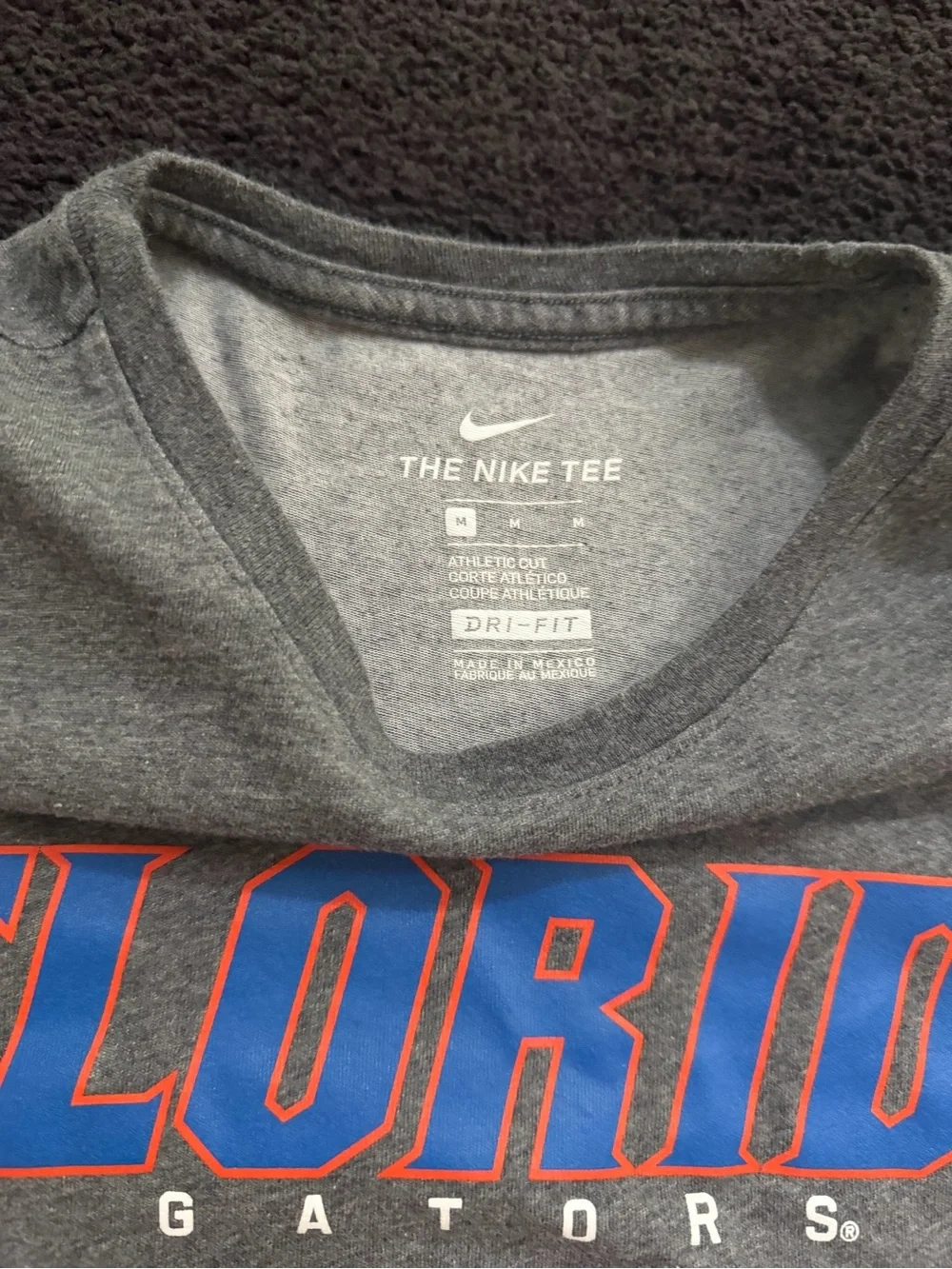 Nike Gray Florida Gators Short-Sleeve Tee